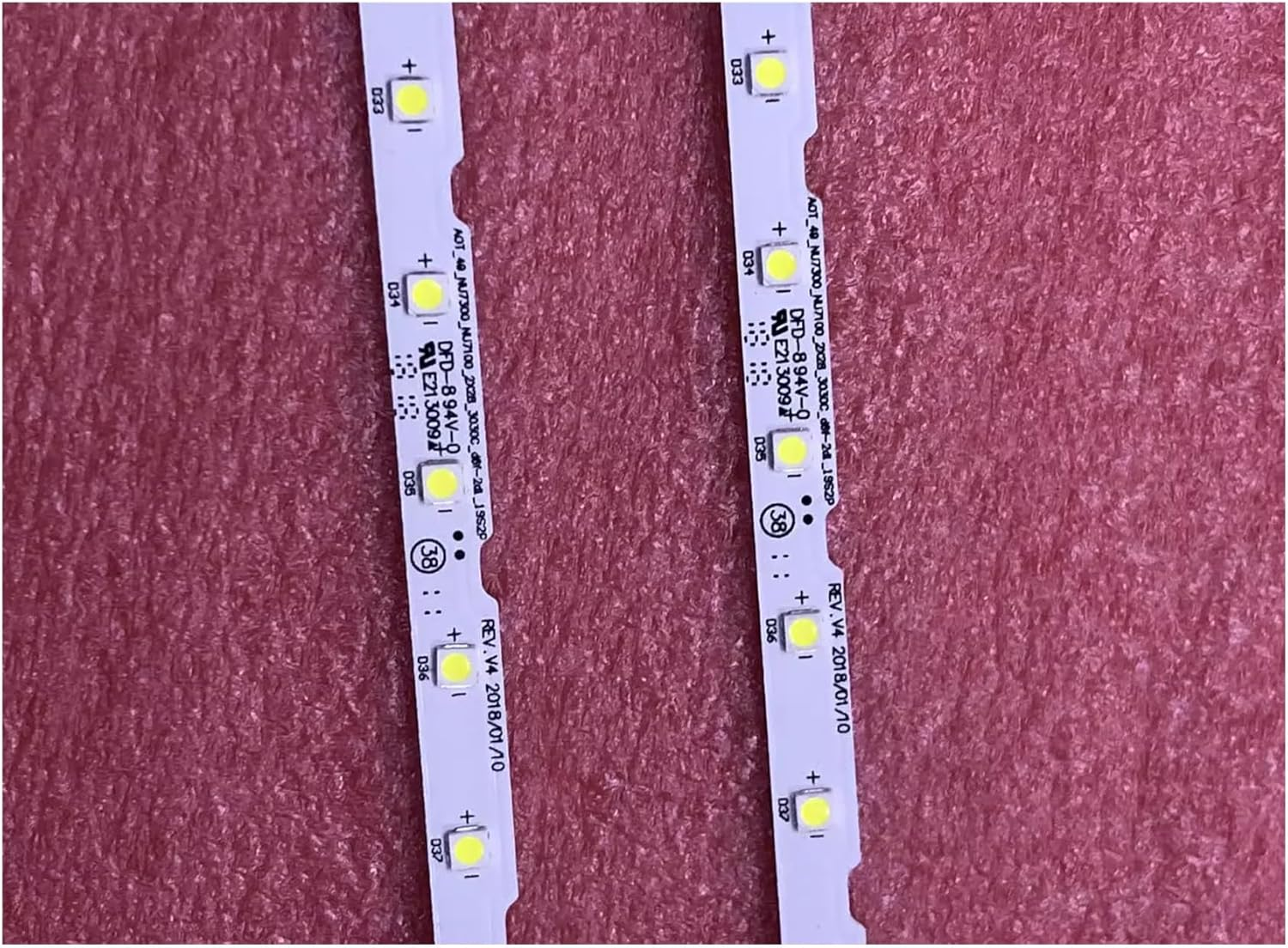 LED Strip for TV UE49RU7305K UE49NU7300U UE49NU7170U UE49NU7670U UN49NU7100AG UN49NU7100G UN49NU7300 UN49NU7100 UN49RU7100