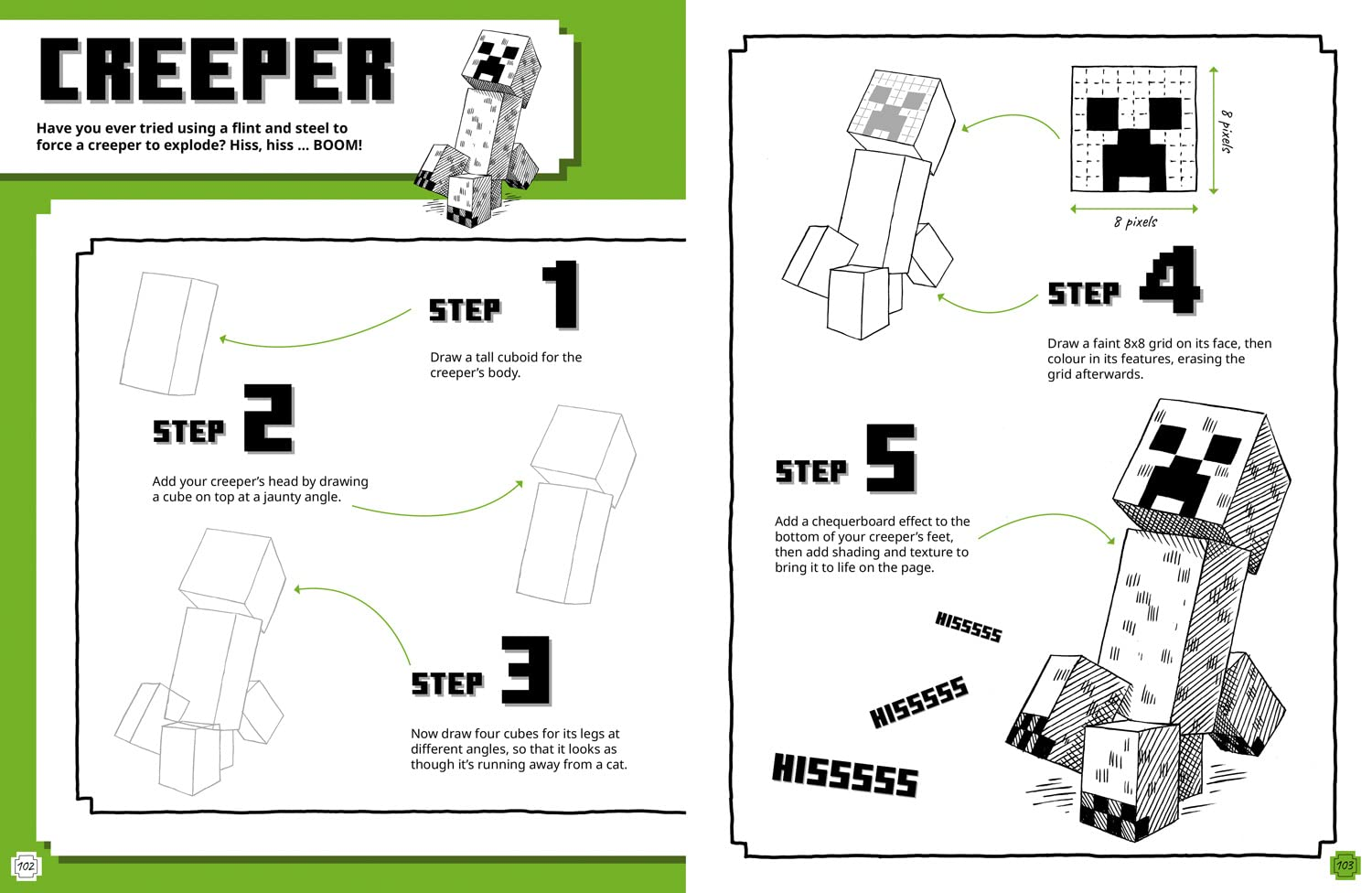 Minecraft How to Draw: an Official Minecraft Drawing Book, Fully Illustrated with Spaces to Draw on the Page &ndash; Perfect for Arty Kids and Gamers!