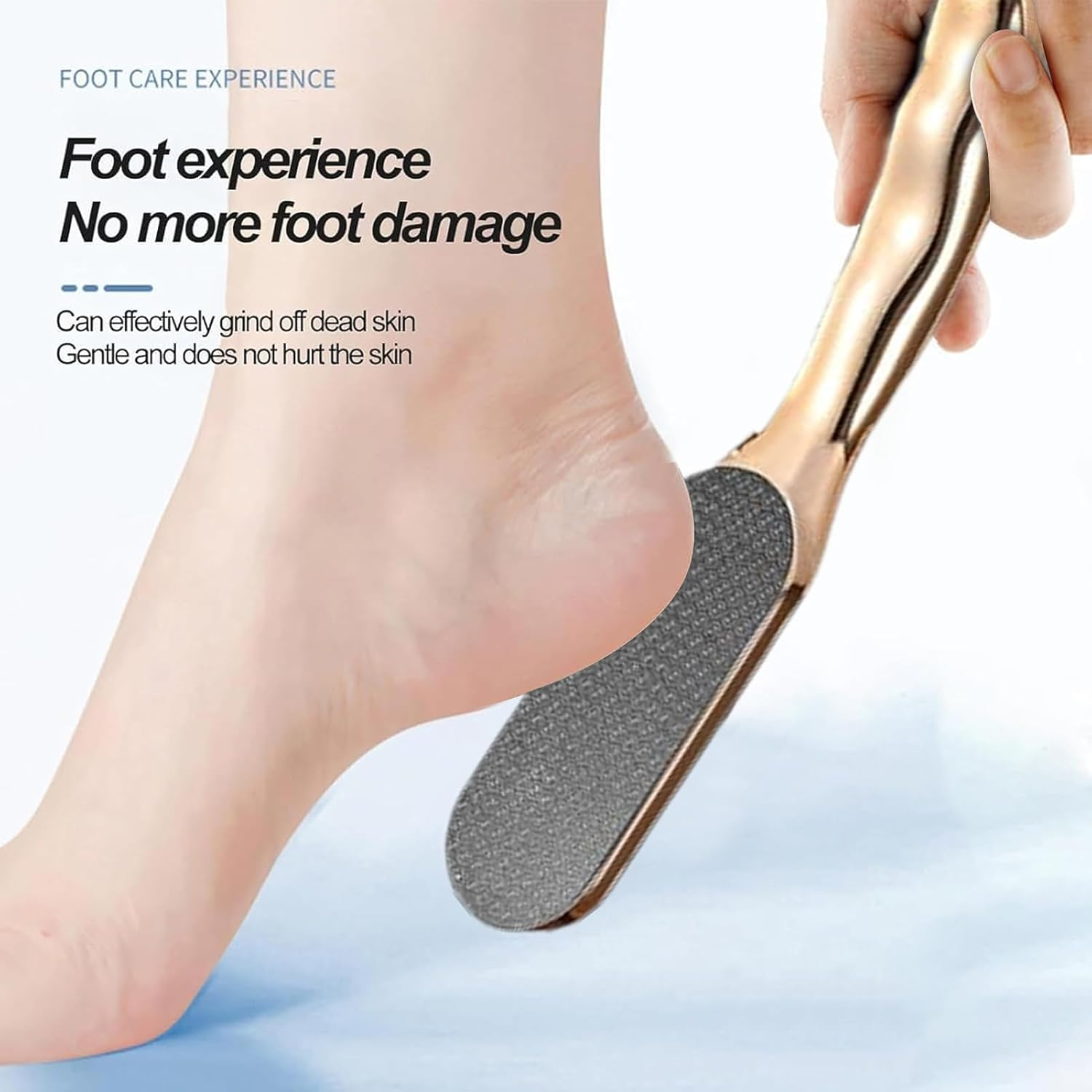 Foot Care File | Waterproof Foot Rasp Rough Skin Remover,Washable Feet Gadget Softens Cracked Feet Tool Dry and Wet Use with Ergonomic Handle for Men, Women image number 5