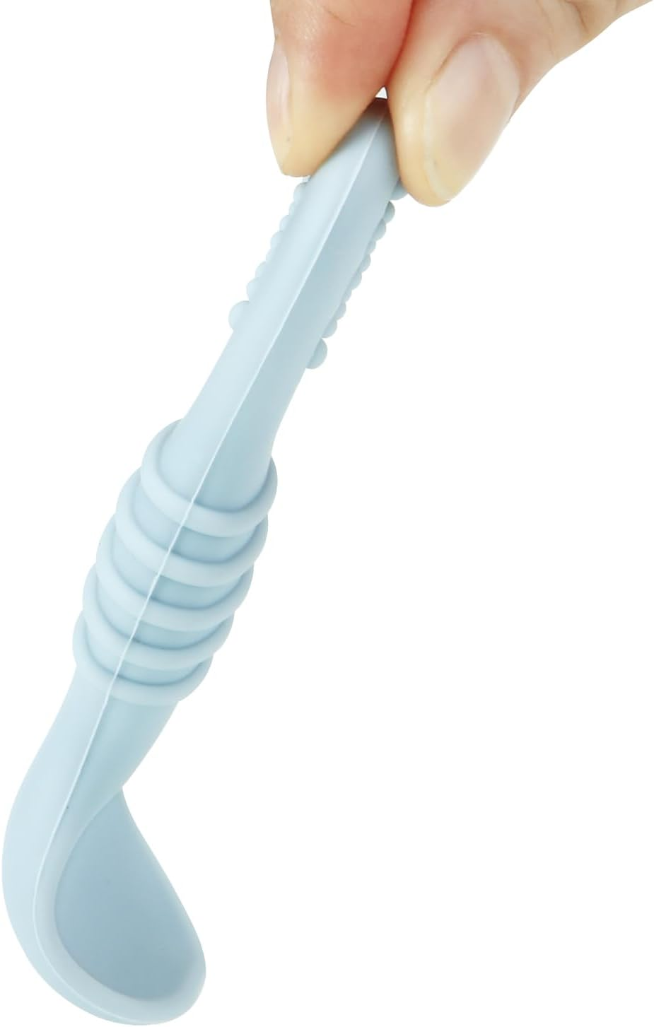 Pandaear 6 Pack Silicone Baby Spoons & Forks | Baby Feeding Set Self Feeding Utensils, Toddler Infant Feeding Spoon Forks BPA Free First Stage image number 6