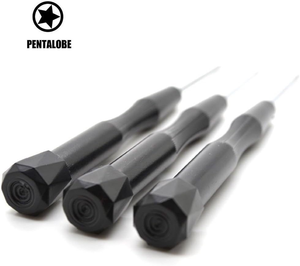 Pentalobe Screwdriver Set, 5 Point 5 Star 0.8 Mm, 1.2 Mm and 1.5 Mm Pentalobe Screwdriver or P2 P5 P6 or Ts1 Ts4 Ts5 and T5 Torx for Iphone Macbook Pro Air Repair Tool Set image number 5