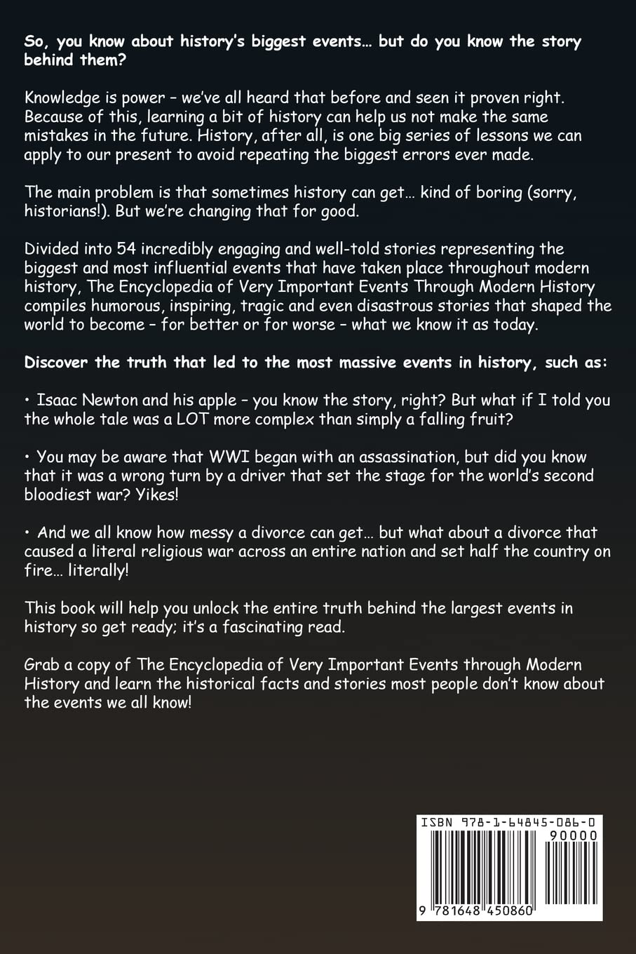 The Encyclopedia of Very Important Events through Modern History: 54 Earth-Shattering Events That Changed the Course of History image number 1