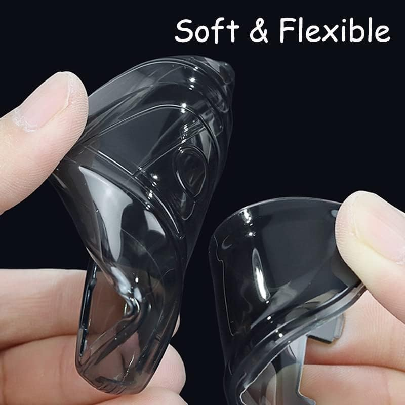 IUIU Key Fob Cover Smoked Color, Black Fob Protector, Premium TPU Case Compatible with BMW 1 2 3 5 6 Series, X1 X2 X3 X5 X6 X7 image number 4