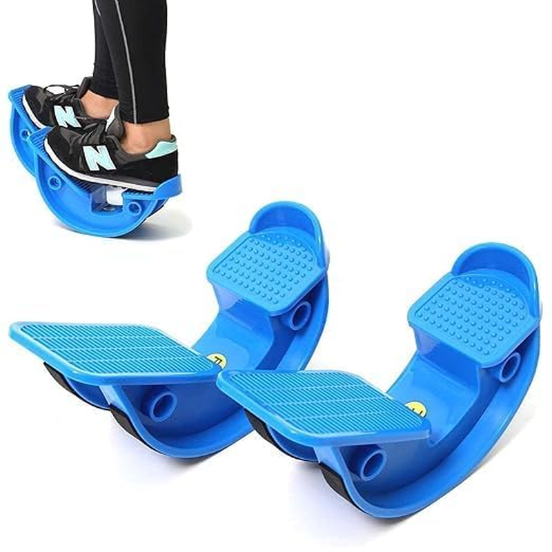 2 Pack Foot Rocker - Calf Stretcher for Reducing Foot Pain from Plantar Fasciitis,Achilles Tendonitis,Ankle Strain & Arch Pain (Black)