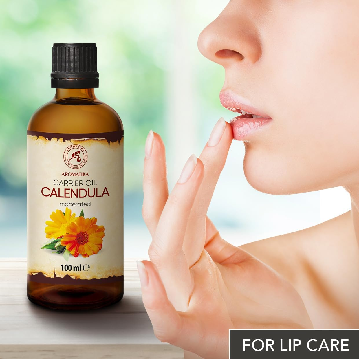 Calendula Oil 100Ml - 100% Pure & Natural Base Oil - Calendula Officinalis - Marigold Carrier Oils for Nails - for Lip Care - Hair - Face & Body - Remover - Massage image number 6