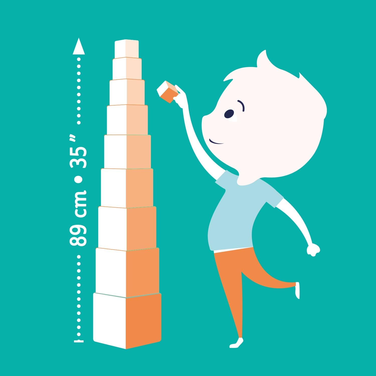 Djeco DJ08506 My Friends Blocks image number 3