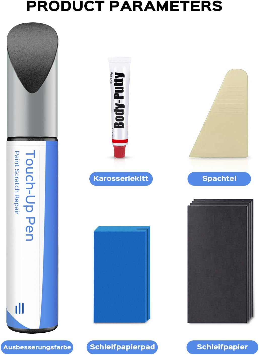 S7H/S7 Magnetic Tech Grey/Magnetic Grey Metallic Touch up Paint Kit for SEAT Exact Match - Touch up Scratches and Chips image number 2