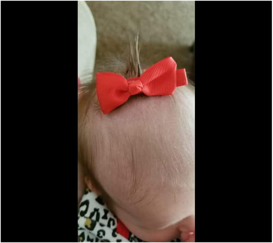 50Pcs 2Inch Mini Hair Clips for Baby Fine Hair Grosgrain Ribbon Hair Bows Clips Fully Lined for Baby Girls Infants Toddlers in Pairs