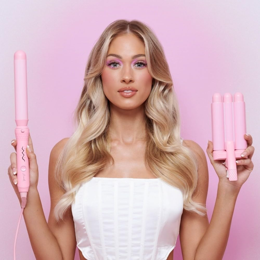 Mermade Hair the Interchangeable Style Wand, Pink image number 1