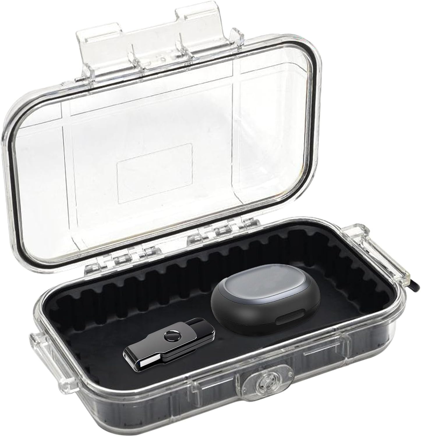 Waterproof Dry Box | Water Resistant Precision Equipment Dry Container with Carabiner | Waterproof Containers for Camping, Picnic, Exploring, Rafting, Mountaineering Amith image number 5