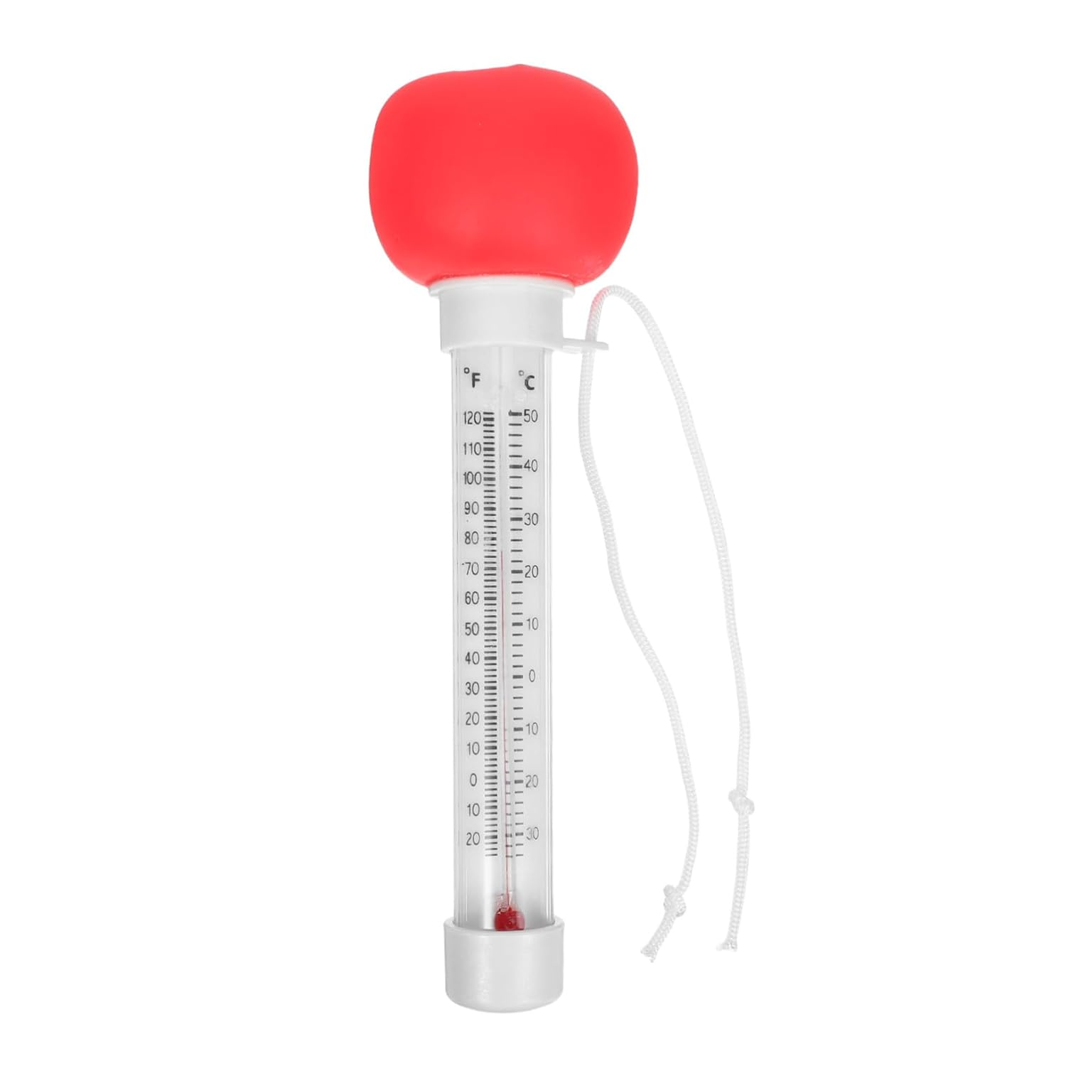 Gatuida Floating Pool Thermometer for Tomato Shape Water Temperature Gauge for Indoor Outdoor Pools Spas Hot Tubs Baths Floating Design for Easy Reading image number 2