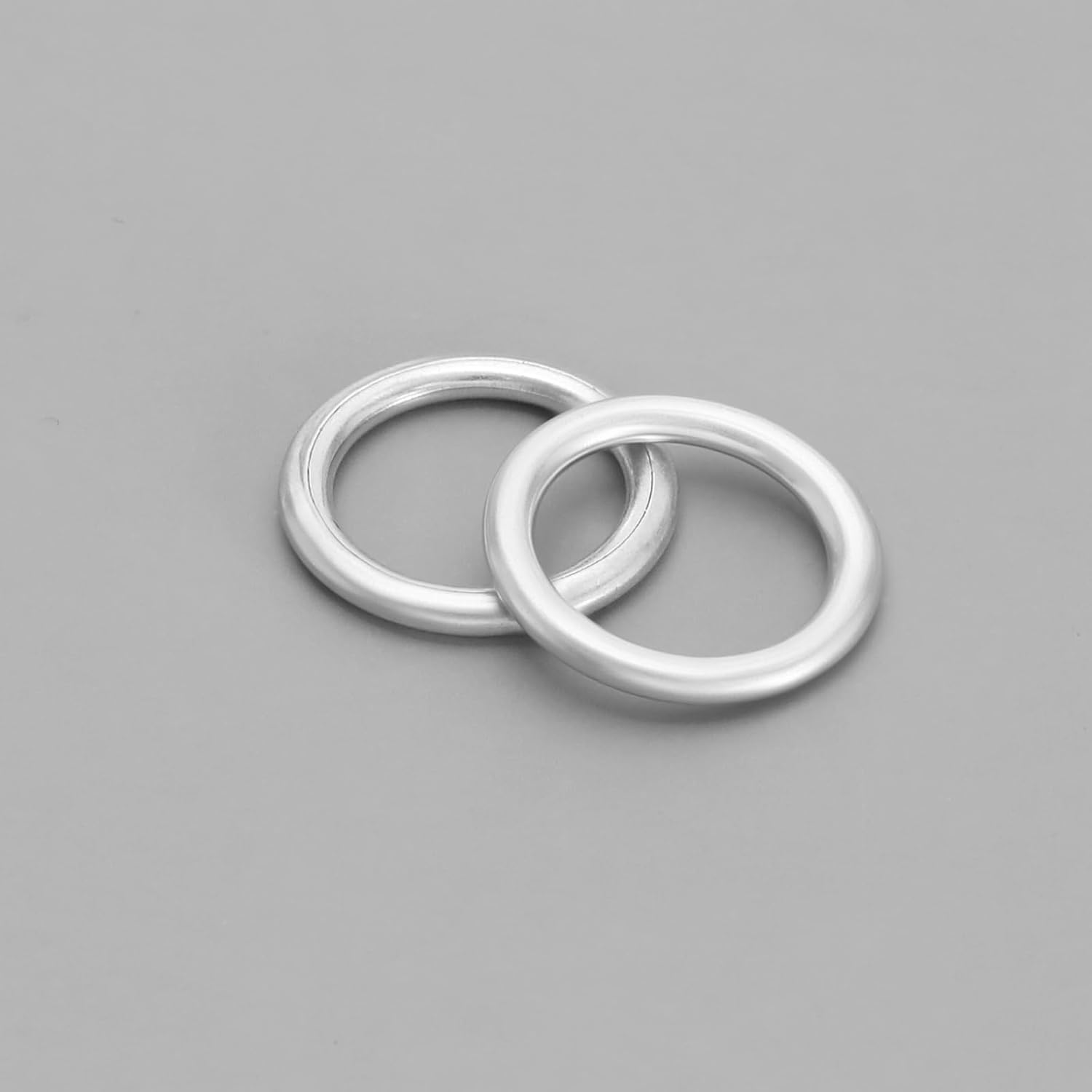 Emsea 25Pcs Oil Drain Plug Gasket Replacement N0138157 N0138158 Compatible with VW Compatible with Audi Compatible with Skoda Oil Drain Plug Washers image number 1