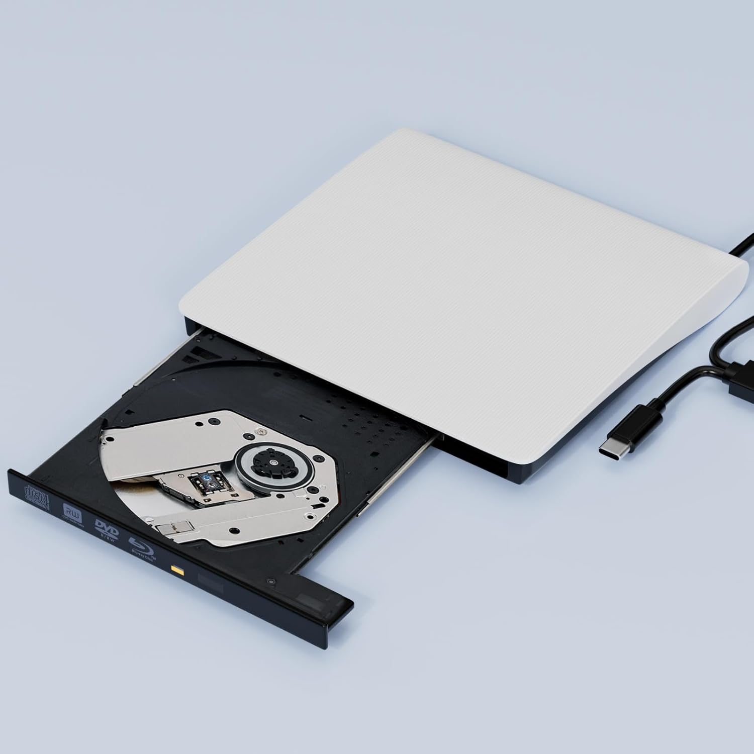 Areyourshop Type-C/Usb 3.0 External BD Burner|External Blu-Ray Drive| 6X Speed CD DVD Drive for Mac/Pc | Plug and Play for Macbook Pro/Air, Desktop Laptop - BD/CD/DVD Burn/Play/Read, Windows & Mac OS image number 6