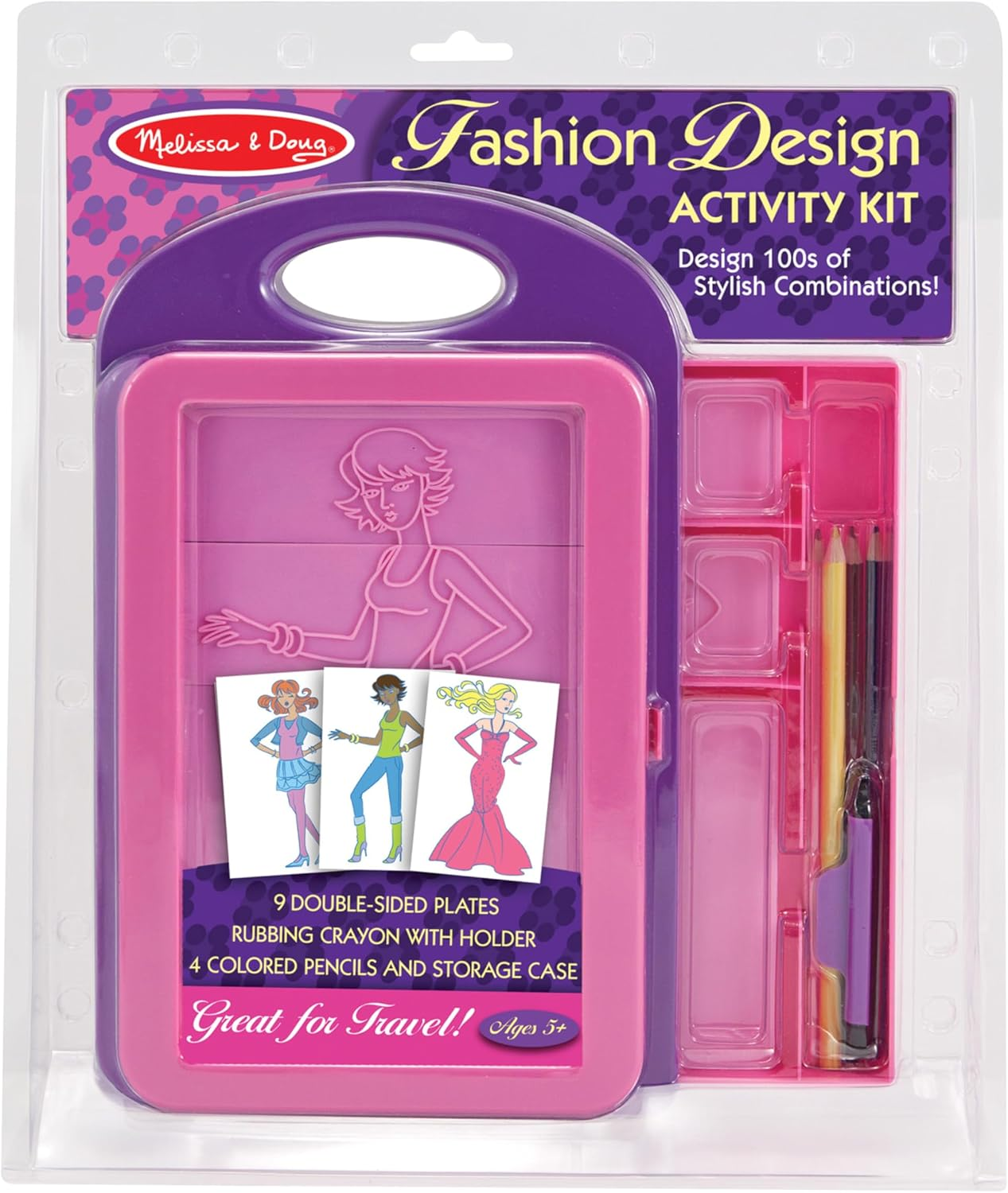 Melissa and Doug - Fashion Design Activity Kit image number 6