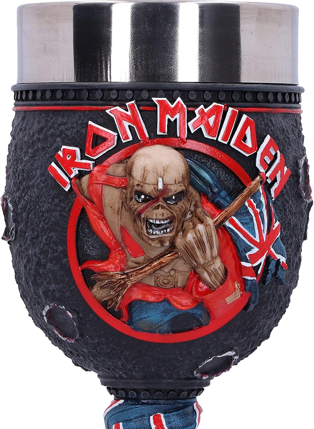 Nemesis Now Officially Licensed Iron Maiden the Trooper Goblet 19.5Cm, Red image number 3