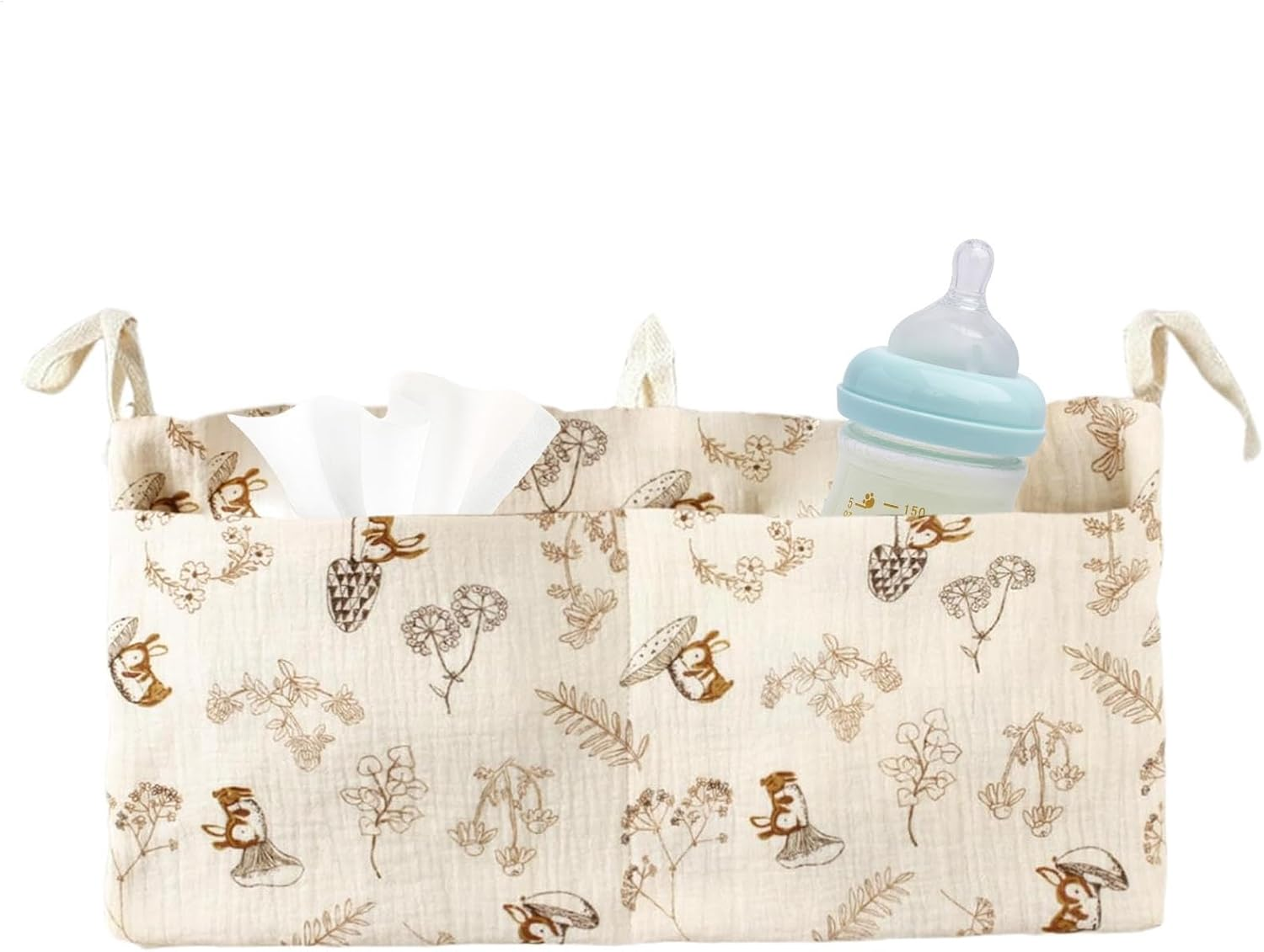 Generico Wall Hanging Bedside Bag, Bedside Organizer For, Bedside Organizer with Pockets, Bedside Pouch for Remote and Phones, Bedside Storage Solution, Hanging Bag for Nightstand, Bedside Organizer image number 2