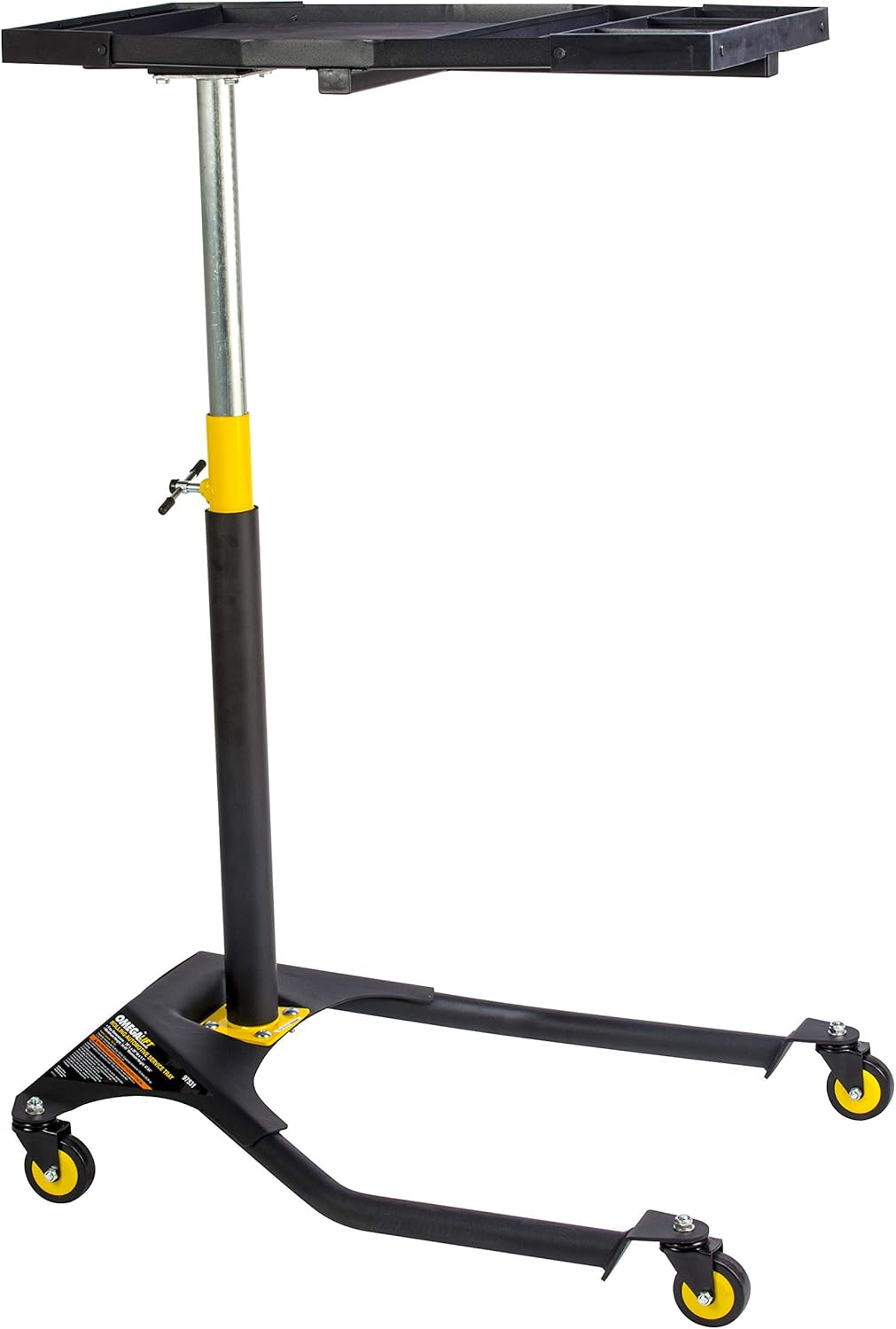 Omega Lift 97531 Rolling Automotive Service Tray, 1 Pack, Black image number 4