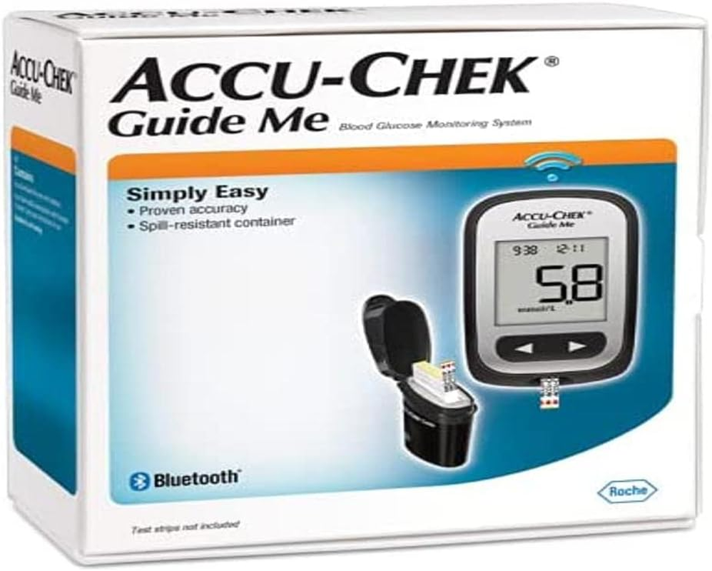 Accu-Chek Guide Me Blood Glucose Monitoring Kit, Black, (Pack of 1)