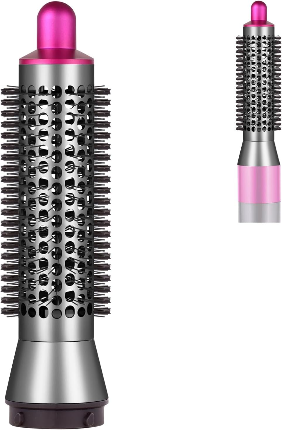 Sygbttq Small round Volumizing Brush for Dyson Airwrap Attachments Bigger round Brush Attachment for Dyson Air Wrap Styler, Fluff up and Volumize for Styling (Gold)