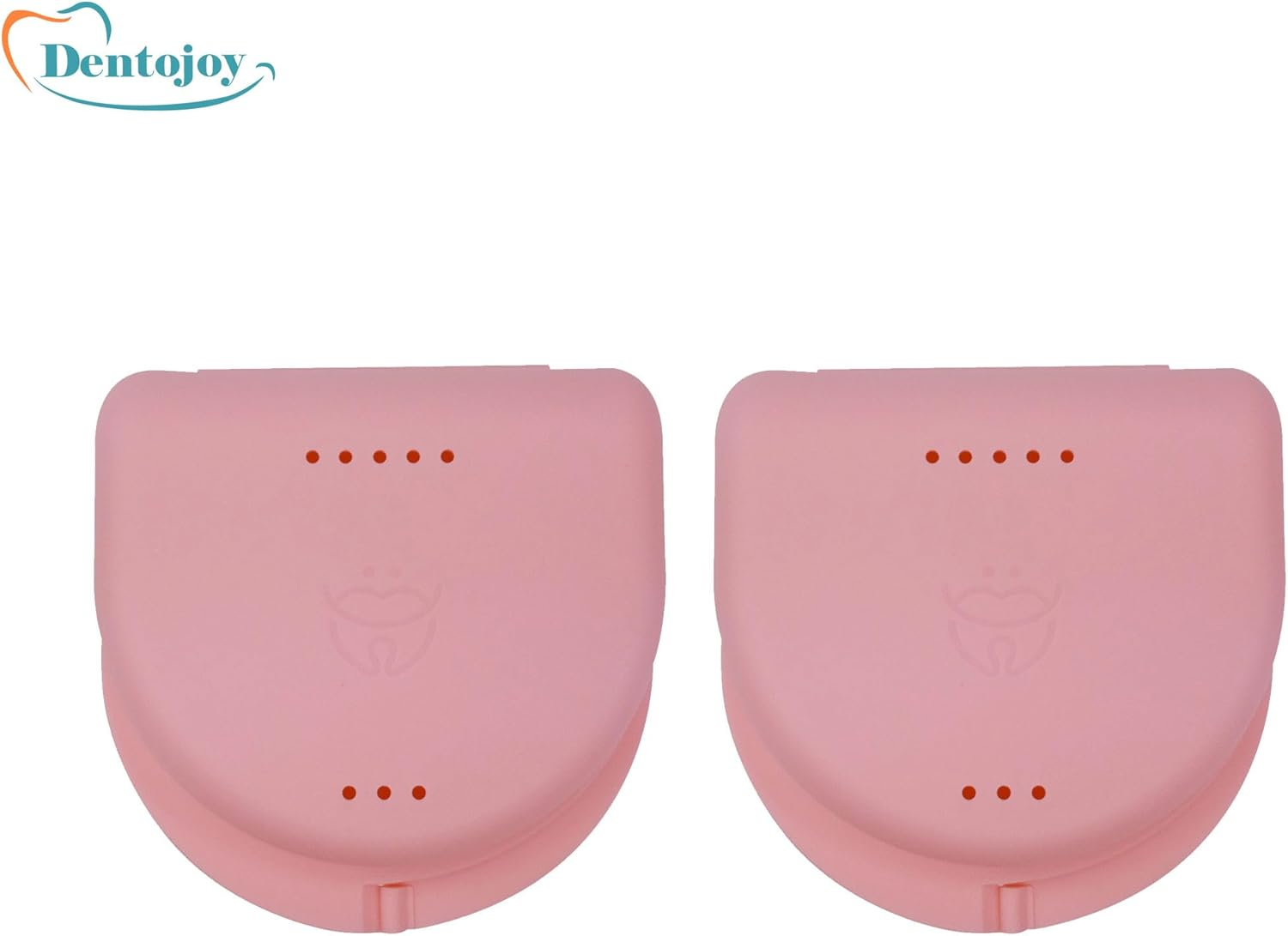 Dentojoy Dental Orthodontic Retainer/Aligner Case/Box/Mouth Guard and Denture Storage in Pink Colour (2) image number 3
