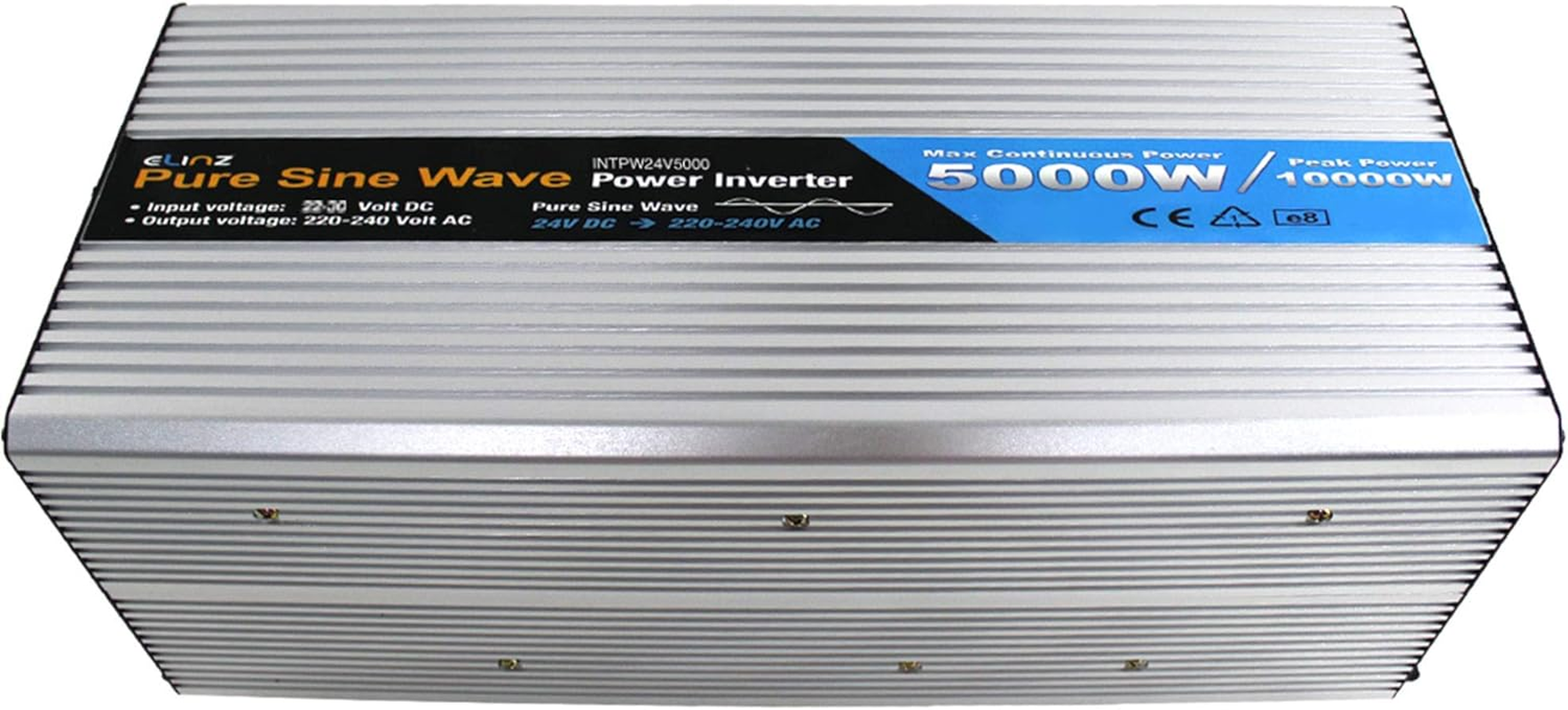5000W/10000W Inverter 24V to 240V Pure Sine Wave Power Elinz Low High Voltage Input Short Circuit Output Overload Protection AUS Plug Car Caravan Ute SUV Truck Trailer Bus Camper 2Yr Warranty image number 3