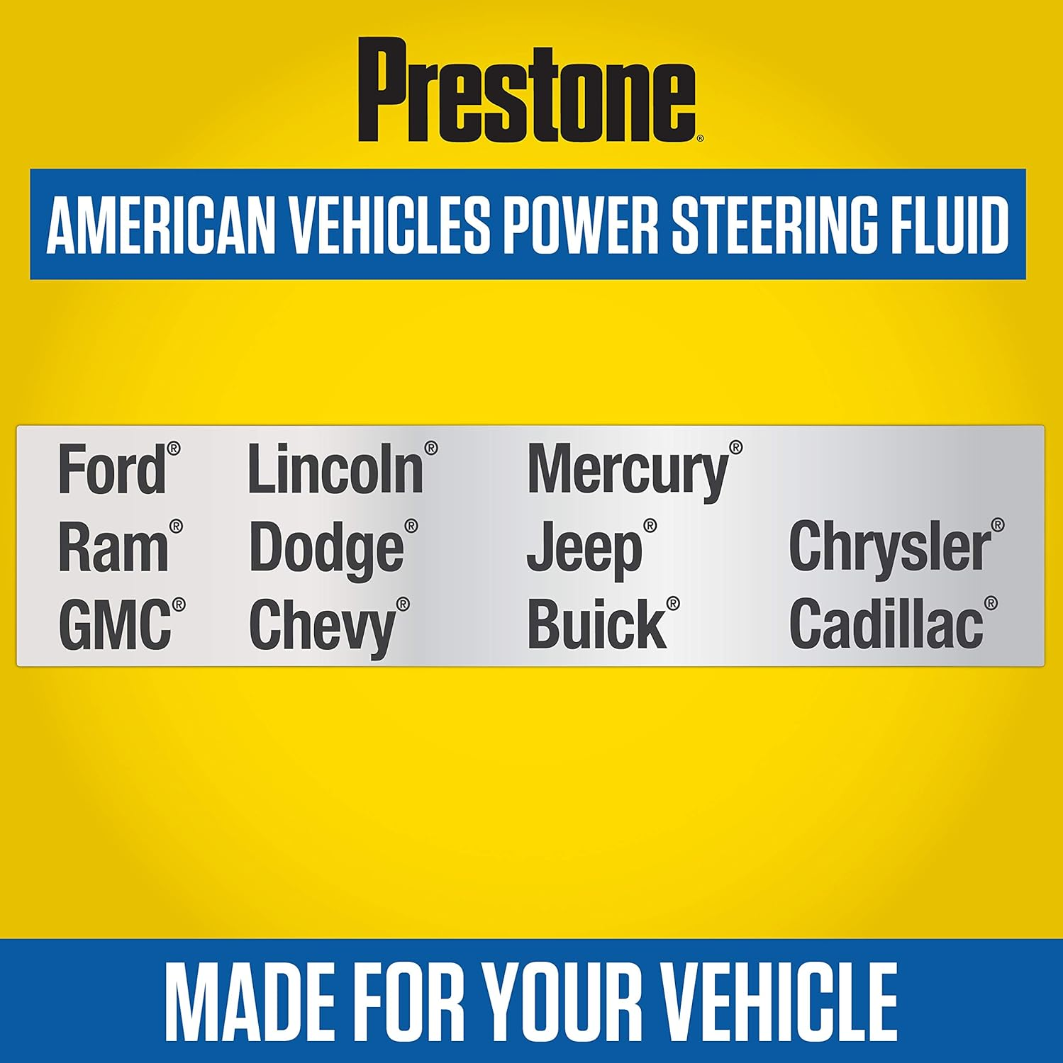 Prestone Full Synthetic American Power Steering Fluid 355 Ml