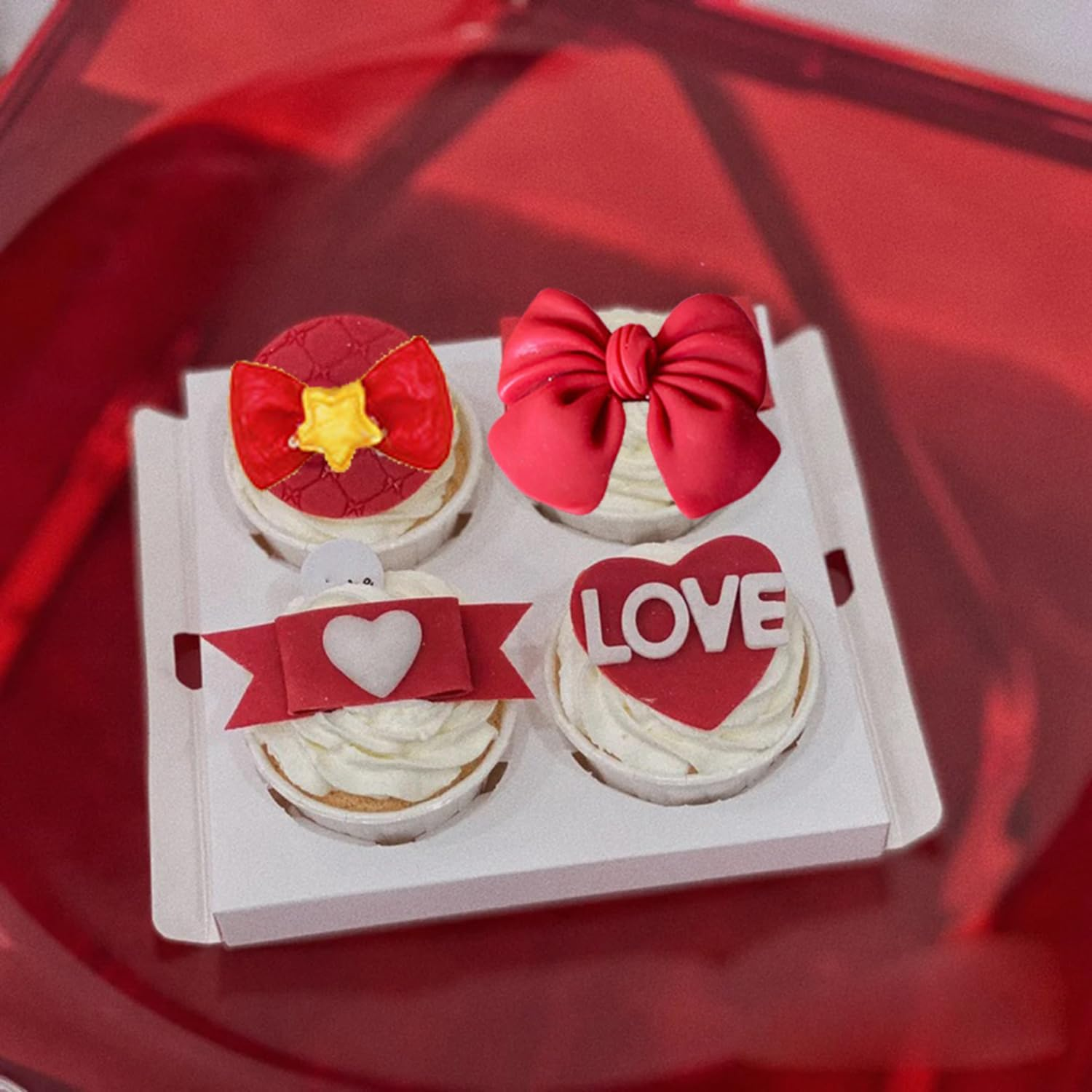 Bowknot Silicone Molds for Cake Decorating Candy Chocolate Silicone Chocolate Moulds Gum Paste Polymer Clay Set of 1 image number 6