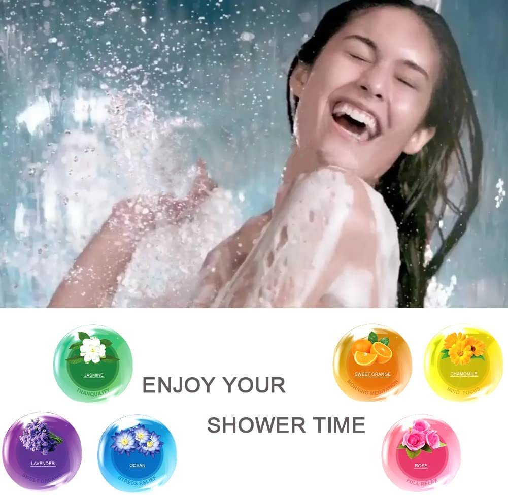 Shower Steamer, 6 Pcs Shower Bombs, Bath Bombs Gift Set, Bath Bomb for Showers image number 3