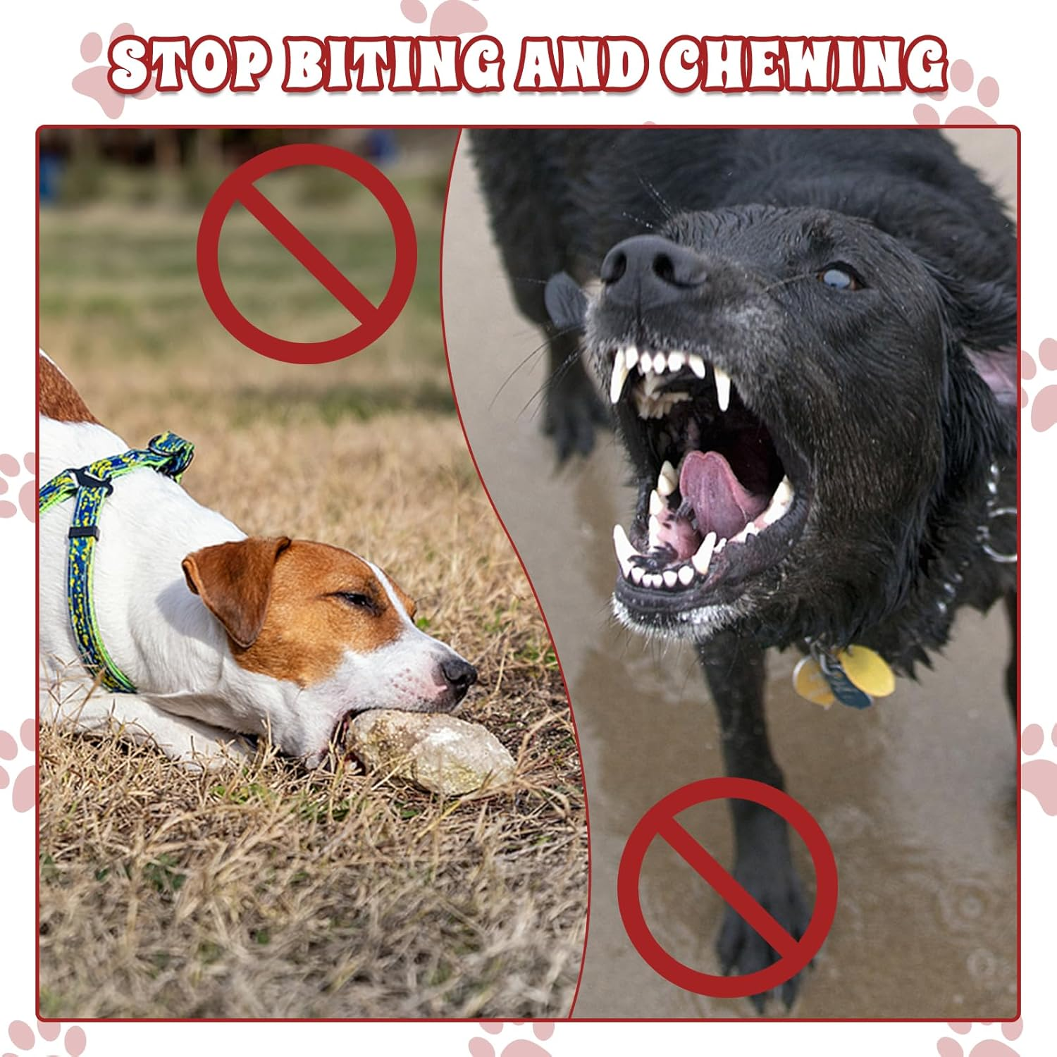 Byhoo Dog Muzzle Cover for Large Medium and Small Dogs Comfortable & Adjustable with Ultra-Breathable Soft Mesh Prevent Biting Barking and Chewing (Fits Mouth Size 7.09-9.45 Inches) image number 3