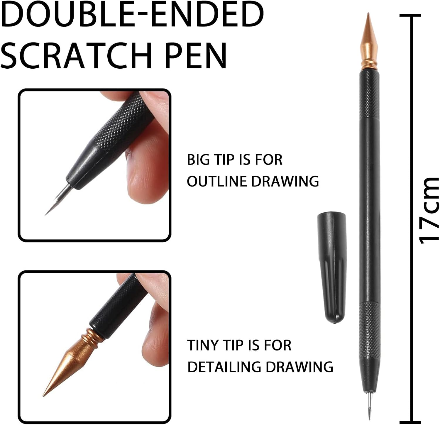 NICEIN Scratch Pens for Scratch Pictures Set, 14 Scratch Pictures for Children'S Tools, Scratch Pictures Adult Pens with Multiple Functions, Scratch Pens with Various Tips, Free Storage Bag image number 1