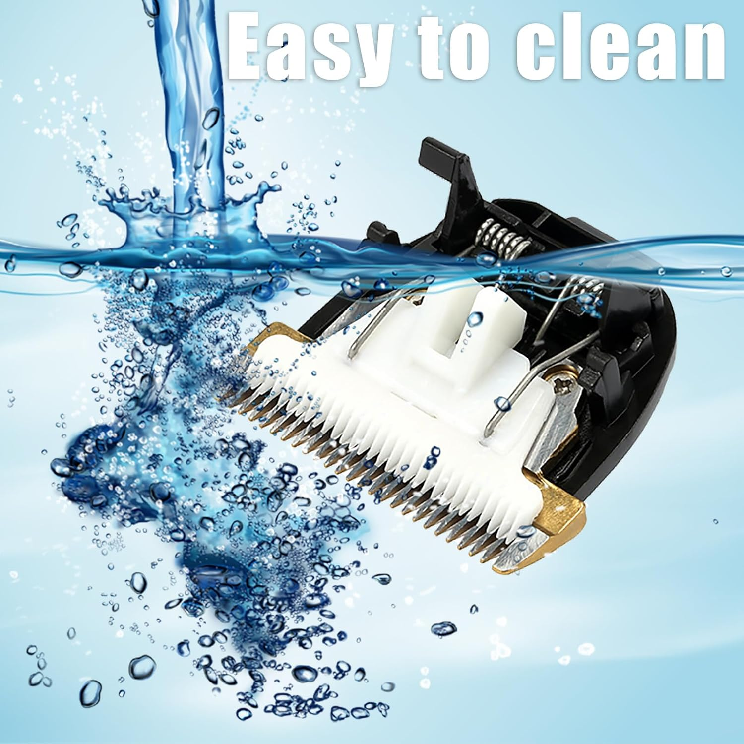 Blade Head Replacement Hair Trimmer Blade Shear, High Quality for Home and Professional Use, Durable, Made of Ceramic and Plastic for Hair Clippers