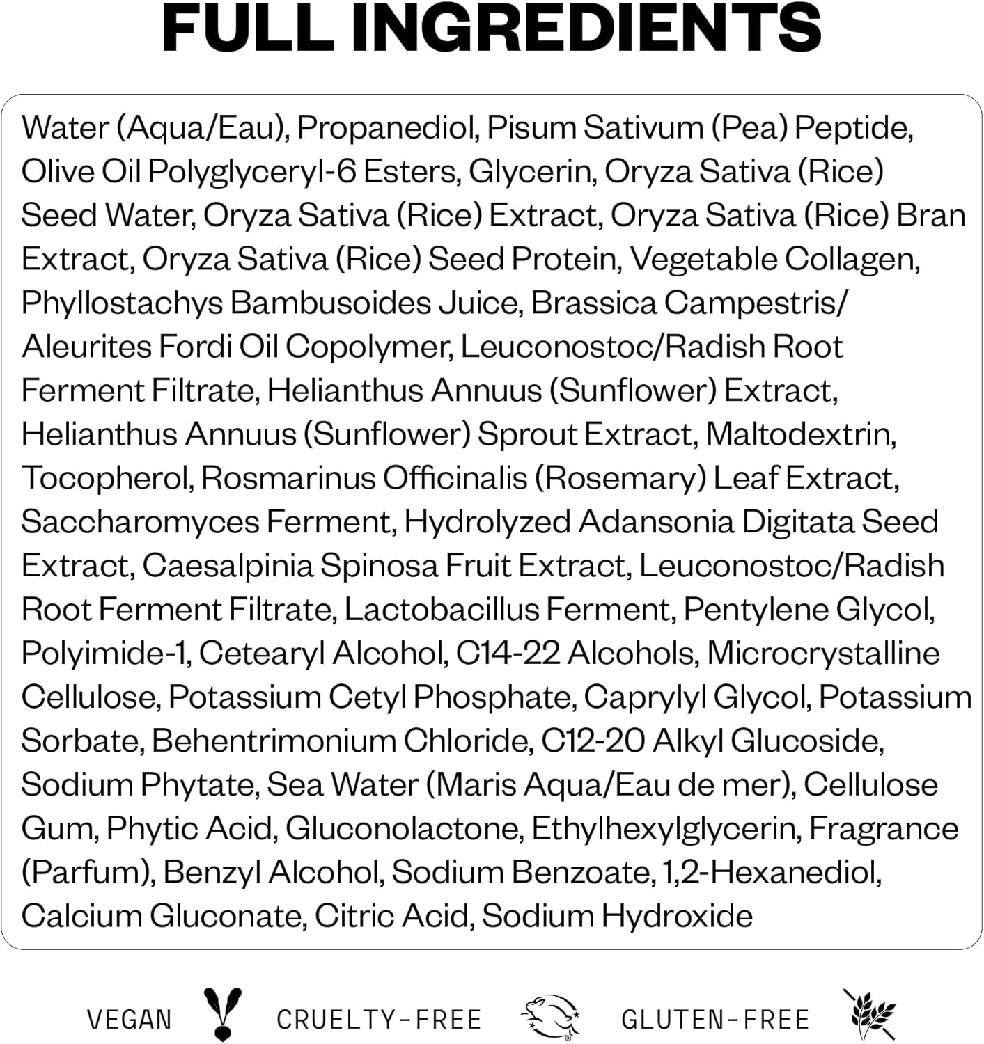 IGK BODY LANGUAGE Rice Water Plumpkin & Thickening Mist | Weightless Primer, Detangles + Hydrates | Vegan + Cruelty Free | 7.0 Oz image number 3