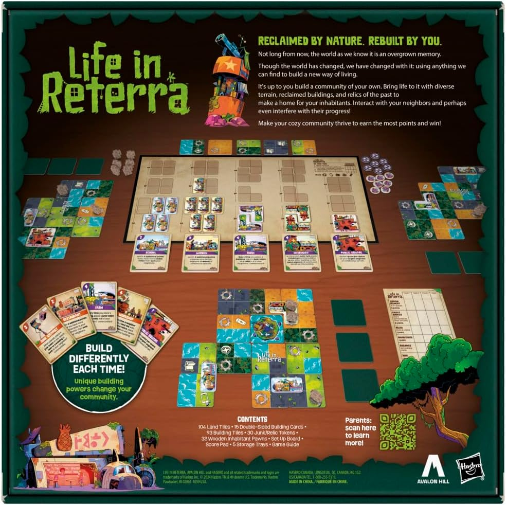 Life in Reterra Strategy Board Game | a Community (Re) Building Game | Ages 10+ | 2 to 4 Players | 35 Mins. Avg. | Games for Adults and Families | Game for Christmas Game Night image number 1