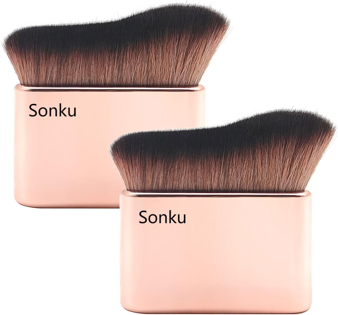 Self Tanning Blend Brush, Sonku Professional Self Tanner, Bronzer Brush Makeup Brush, Face and Body Brush image number 5
