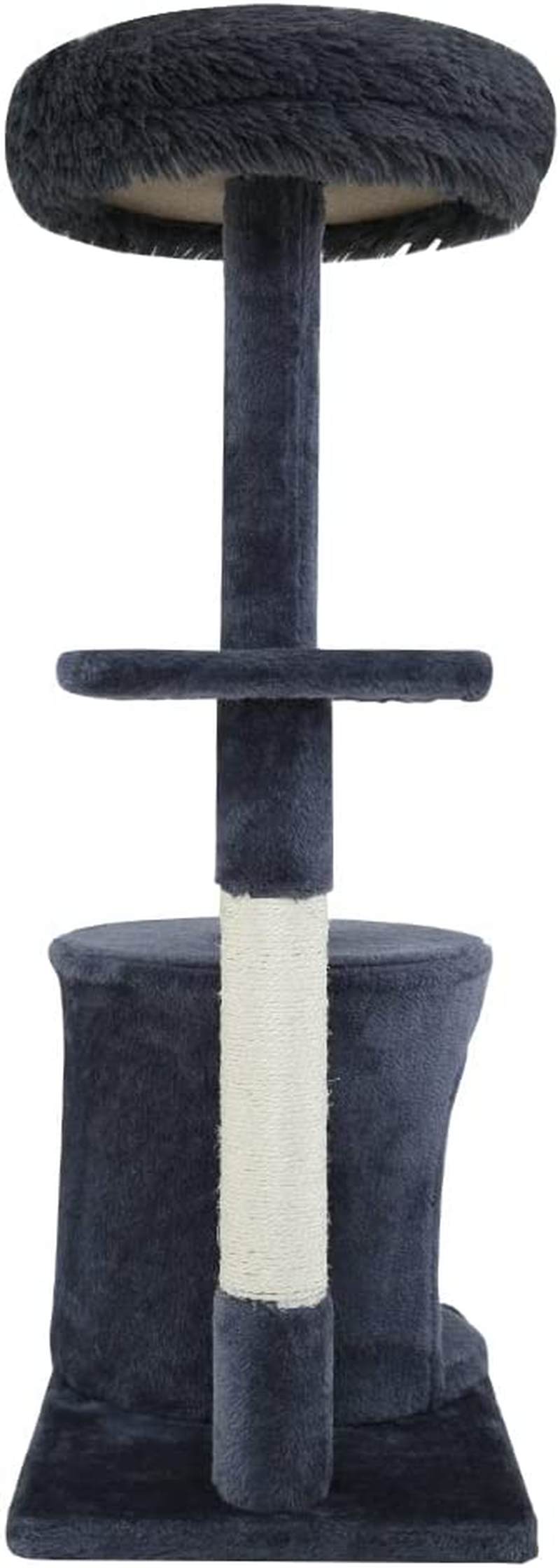 I.Pet Cat Tree 94Cm, Multi-Level Cat Tower with Condo, Cat Scratching Post Pet Scratcher for Indoor Kittens, Wooden Play Towers & Trees for Cats, Dark Grey image number 6