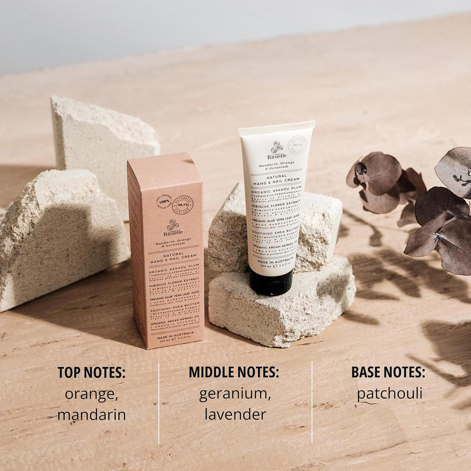 Urban Rituelle Natural Hand Cream 100Ml - Mandarin, Orange & Geranium image number 2