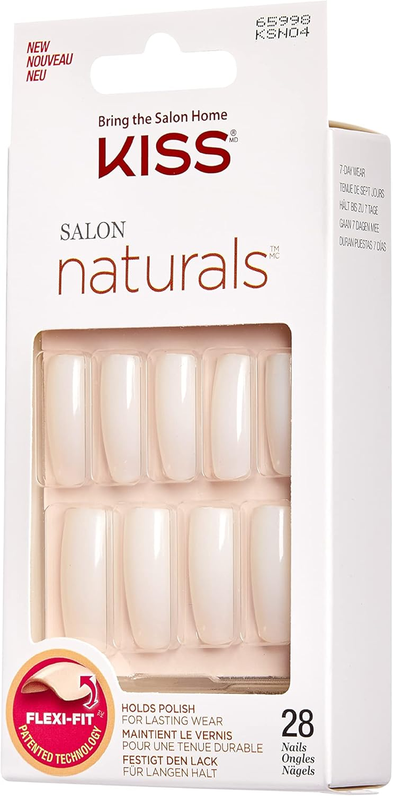 Kiss Salon Natural Nail - Go Rouge