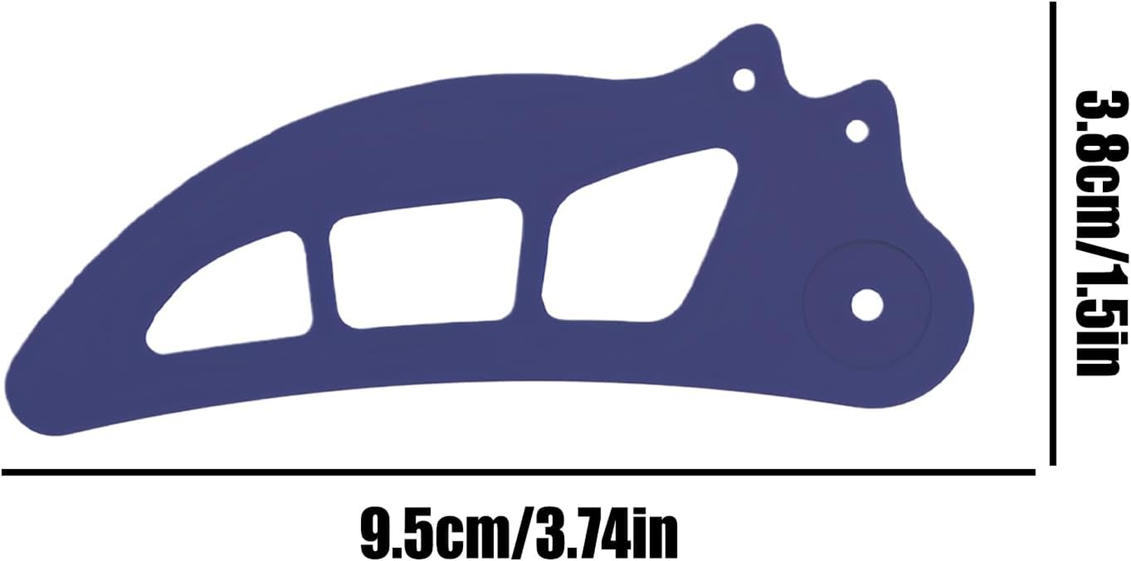 Eyeshadow Tool - Makeup Template - Silicone Quick Eyeshadow Guide Tool - for Women Girls Foundation Brushes Beginners Stylist - Blue image number 5