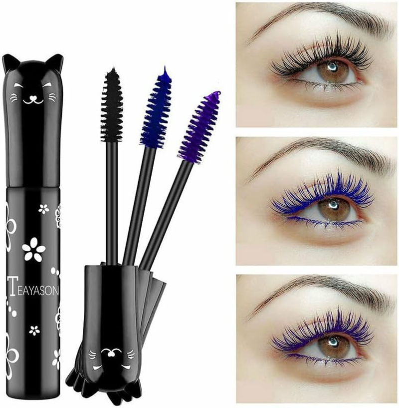 4D Silk Long Lasting Mascara Waterproofing Eye-Catching Colours, Eye-Catching Colors, Curly Thickening Effect, Ideal for Dramatic Makeup Looks image number 3