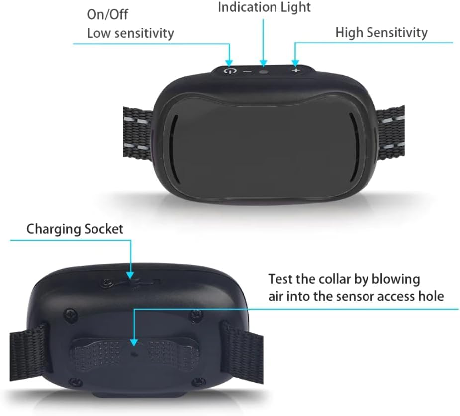 Pet-Tech Vibration-Only Bark Collar for Small-Breed Dogs - No Shock, Adjustable Strap, Lightweight, Water Resistant IPX5 image number 4