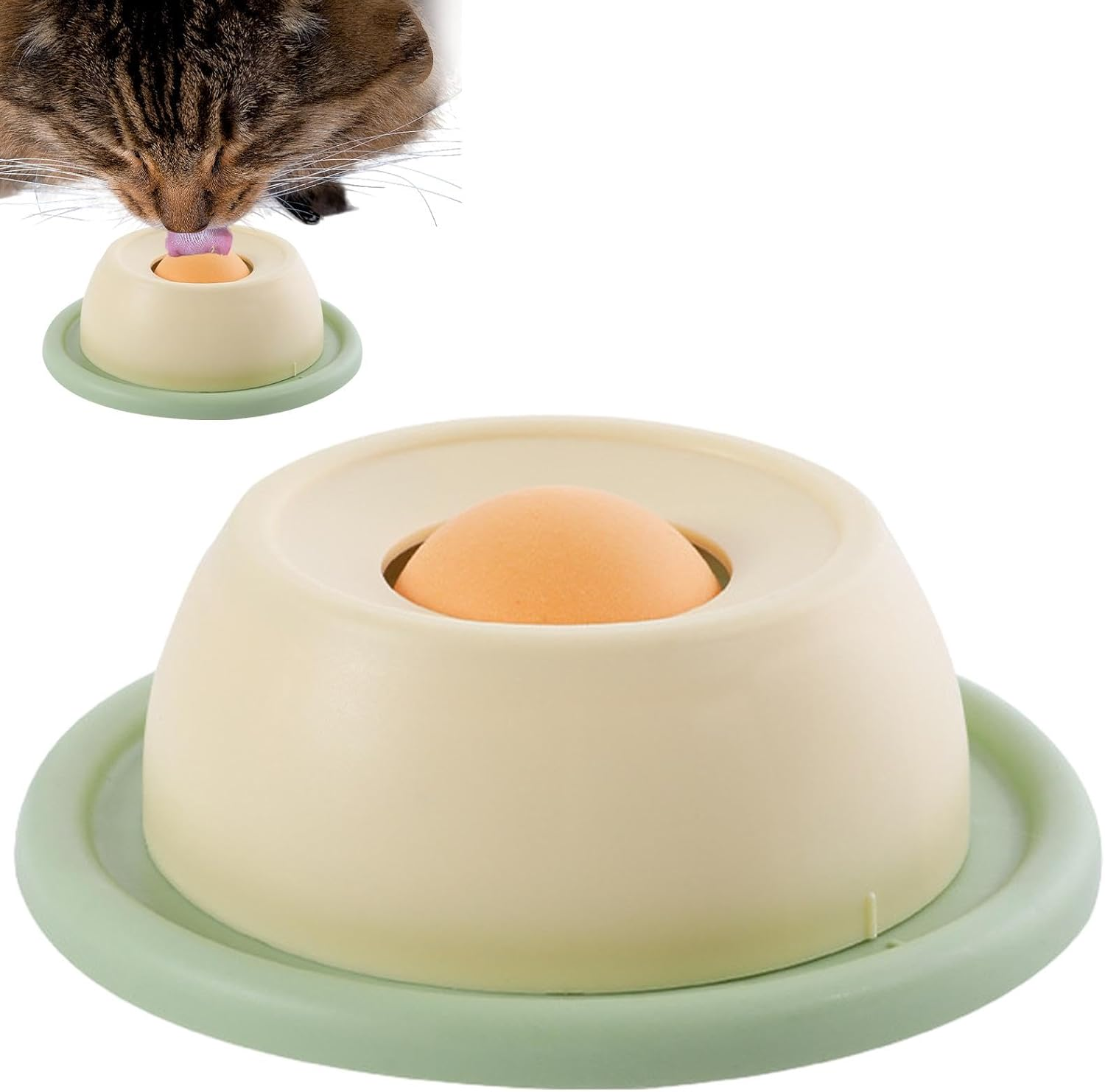 Shurzzesj Licking Plate for Dogs | Interactive Slow Feeder Rotating | Fun Food Bowl anti Vomiting Puzzle Cats Toy for Pets image number 4