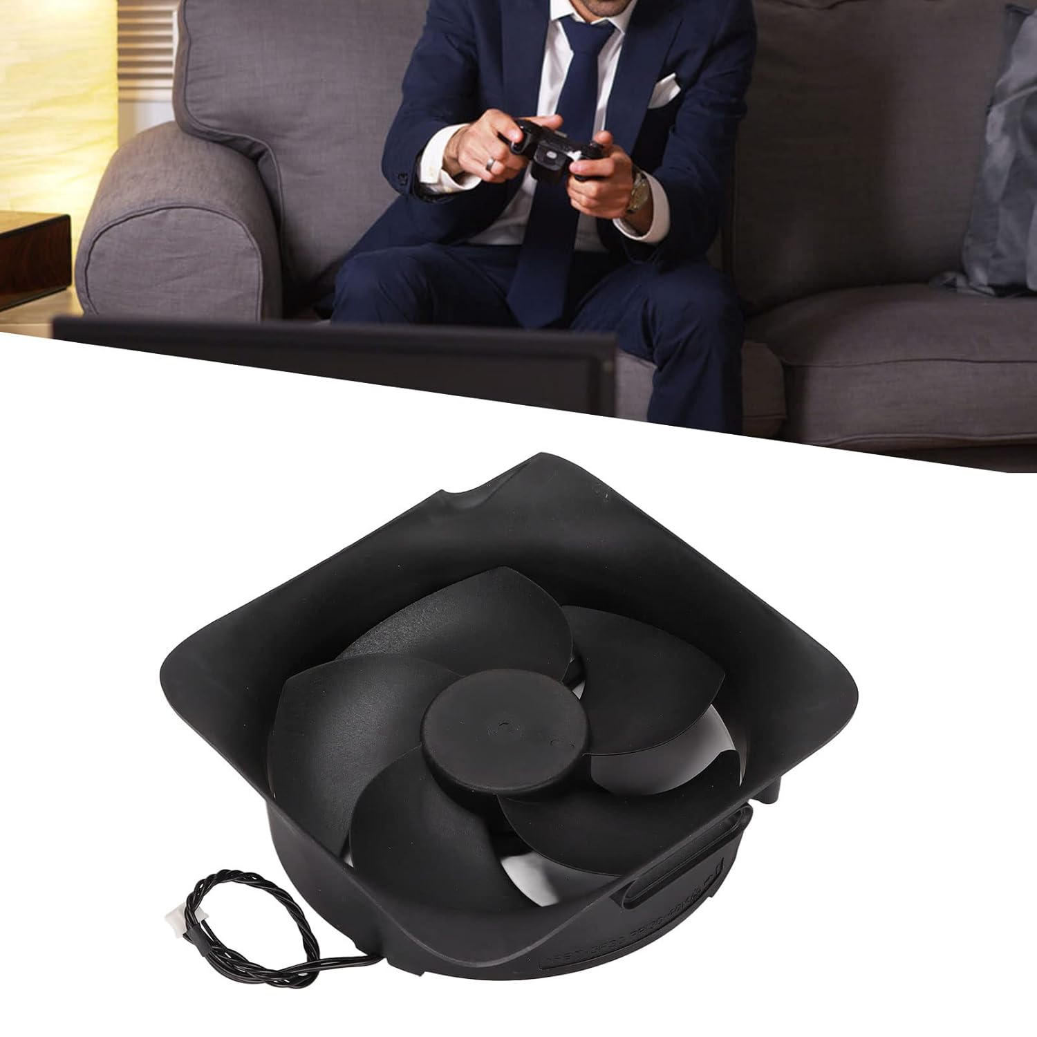 Quiet Replacement Cooling Fan for Xboxseries X - High-Speed Heat Dissipation Internal PC Fan (Durable & Low Noise) image number 1