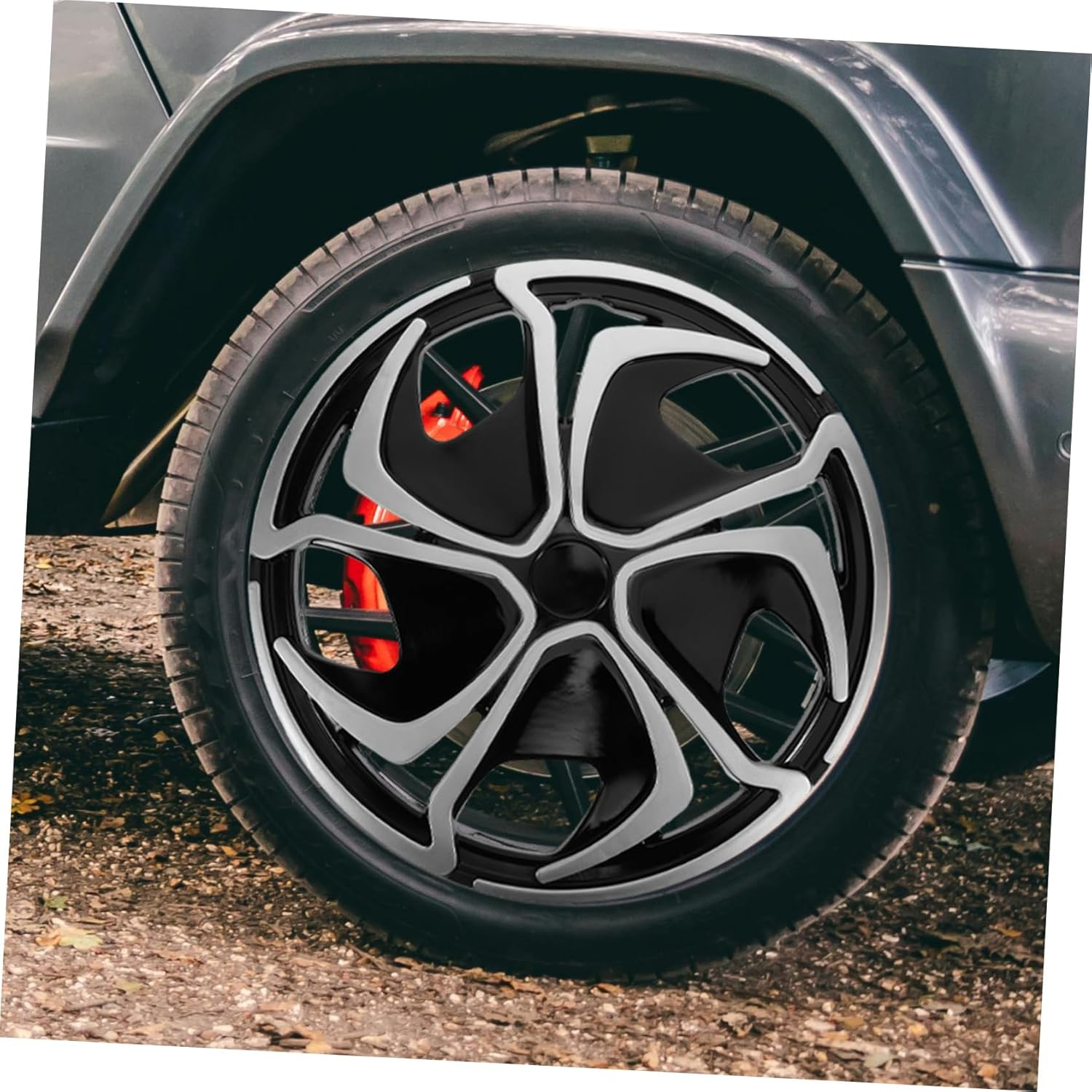 BUGUUYO Car Wheel Rim Protector Covers Hub Caps for Golf Carts Scratch Protection Easy Installation Automotive Center Rim Accessories