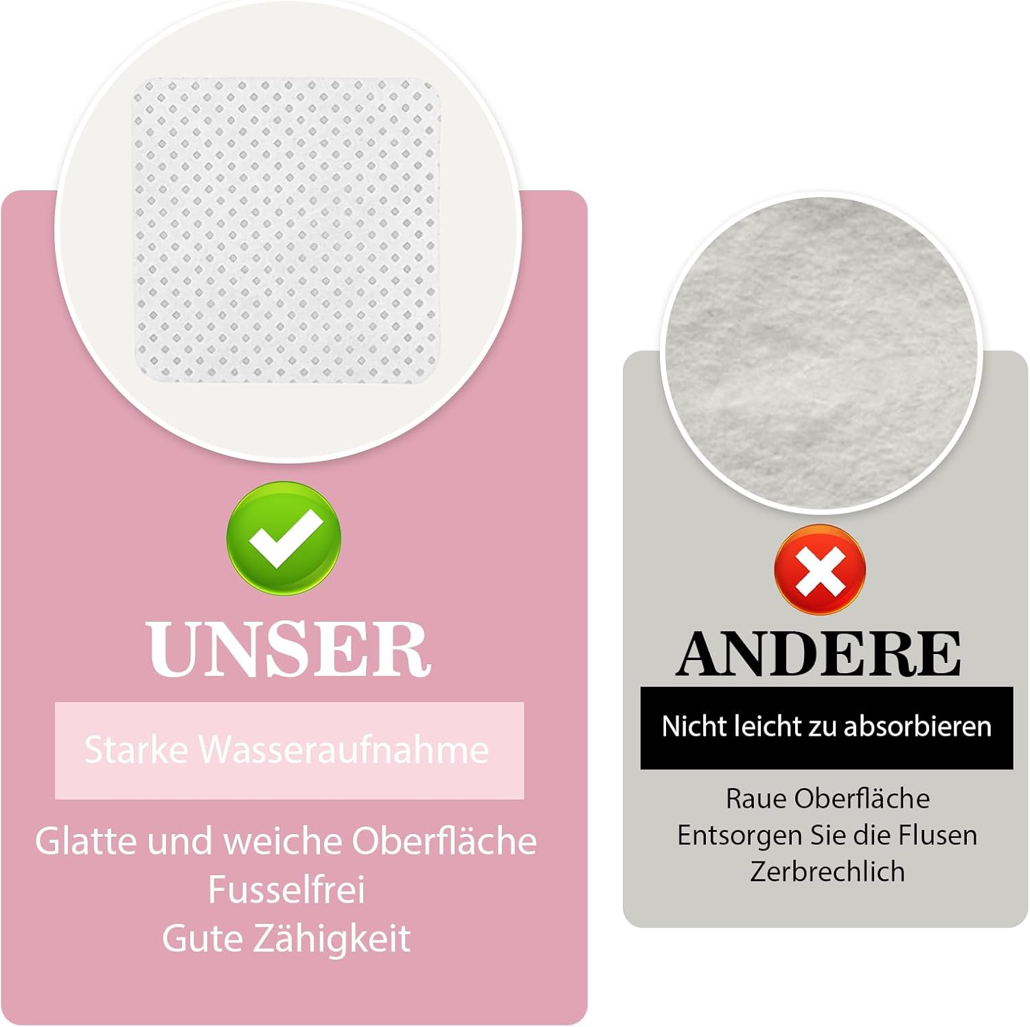 VEGCOO Pack of 1200 Nail Polish Remover Pads Nail Cleaning Wipes with 1 Black Nail File Extra Large Quantity Quick Remove Cleaning Wipes Nail Care Set for Salon Home (White) image number 2