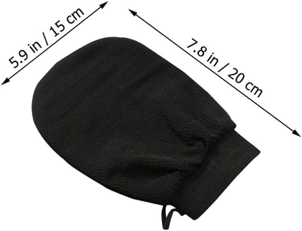 Beaupretty 3Pcs Exfoliating Shower Gloves, Body Scrubber Exfoliator Dead Skin Remover Mitt Bathing Rubbing Towels image number 5