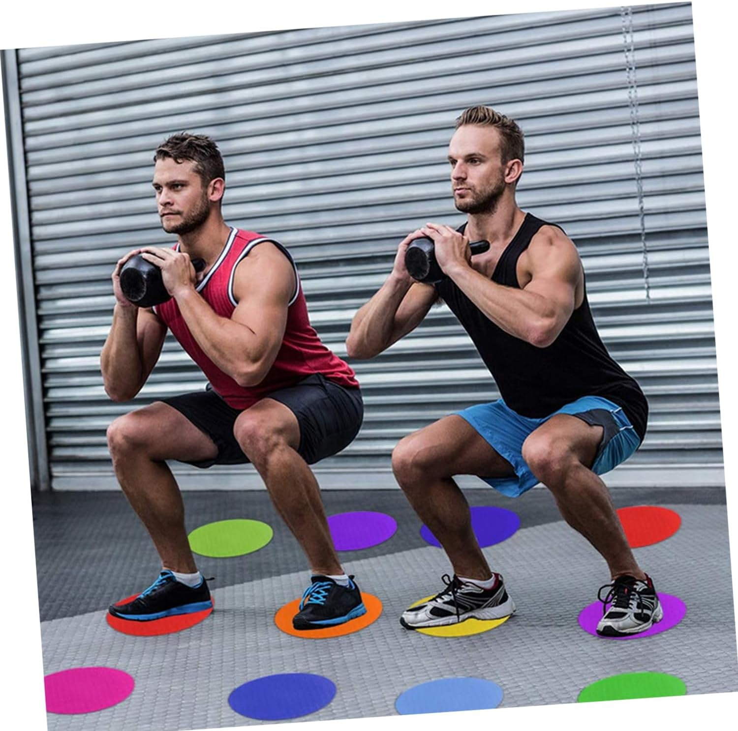 36Pcs Multicolor Carpet Sit Spots Markers with Storage Bag, Floor Dots for Classroom Sitting, Teacher Supplies Kindergarten Decoration, Circle Time Sit Stickersclassroom image number 6