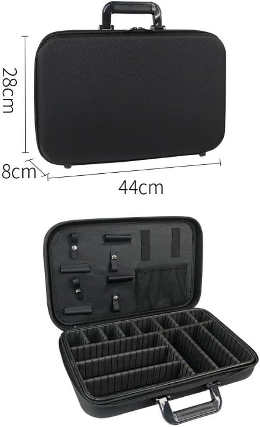 Eigell Hairdresser Bag Hairstylist Traveling Bag Hair Case Organizer Barber Tools Storage Bag Large Capacity Barber Case image number 6