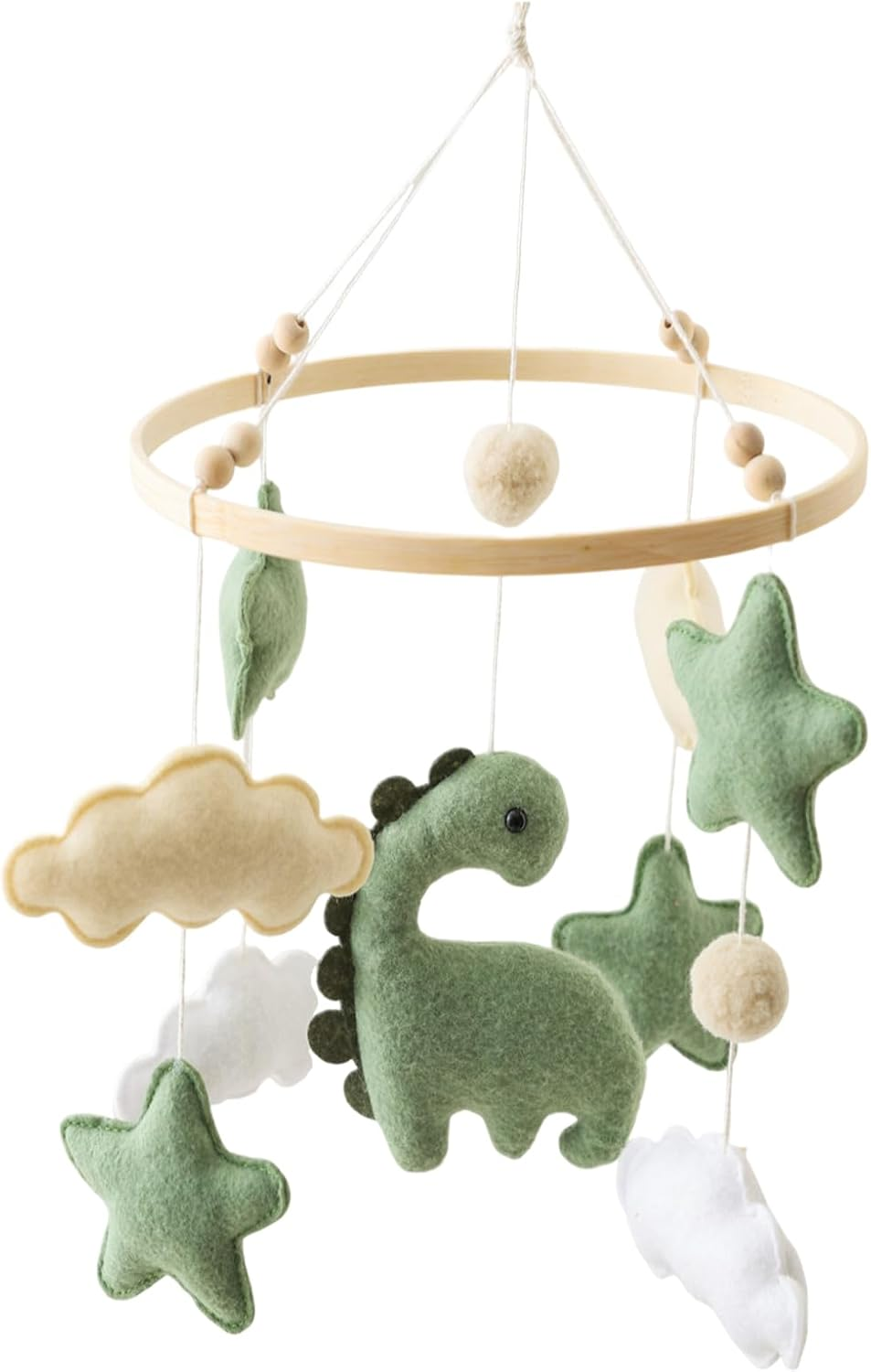 Bed Bell - Baby Crib, Rotatable Crib with Projection | Timing Function and Baby Rattles, Breathable Bedside Soother for Children Boys Girls Birthday Christmas (40X23Cm) image number 1