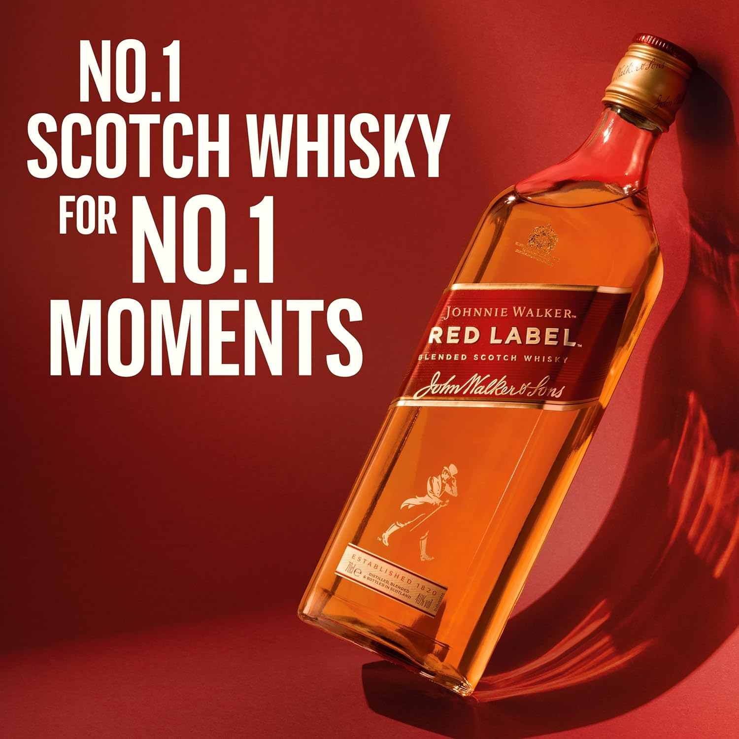 Johnnie Walker Red Blended Scotch Whisky, 375Ml