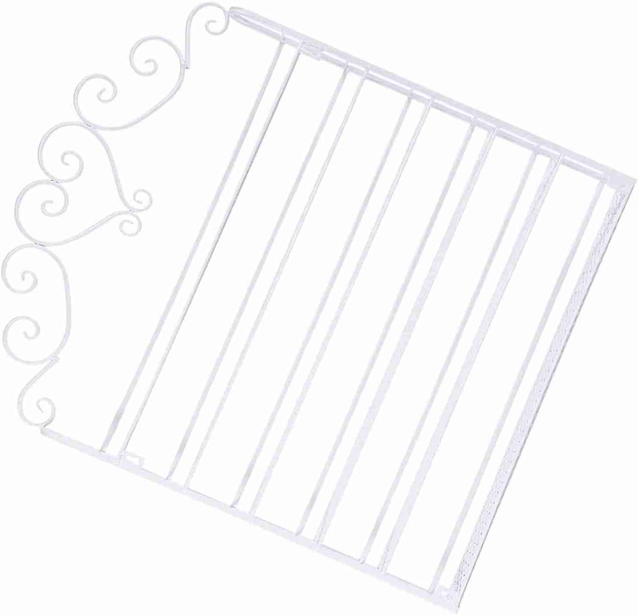 6 Tiers Polish Wall Rack Organizer Nail Display Shelf Stand 180 Bottles Storage Metal Durable (White) image number 4